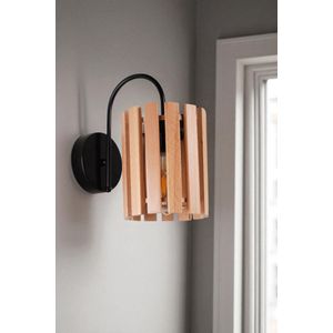 Opviq Zidna lampa 946, hrast, crna