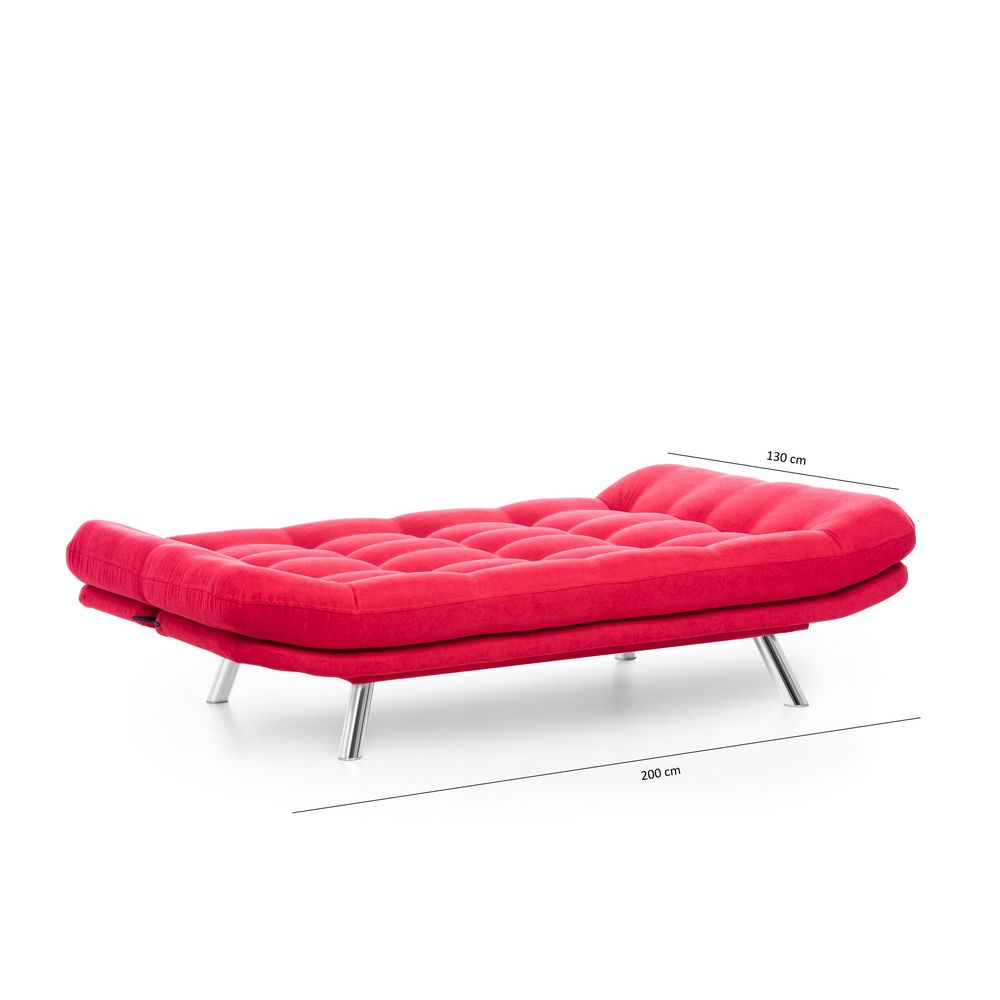Misa Sofabed - Crvena Trosjed-Krevet slika 10