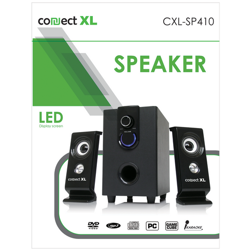 Connect XL Zvučnik, set,  2.1, AC 220V, crna boja - CXL-SP410 slika 1