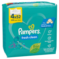 Pampers vlažne maramice Baby fresh 4x52 kom