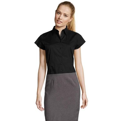 EXCESS ženska košulja sa kratkim rukavima - Crna, XL  slika 1