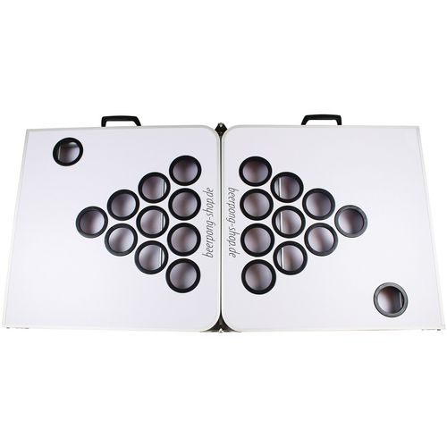 BeerCup Backspin stol za Beer Pong set, BIjela slika 2