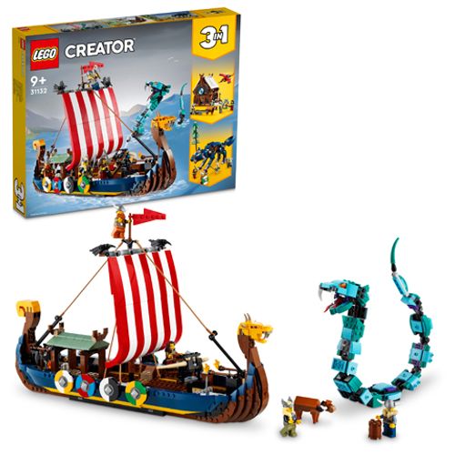 LEGO® CREATOR 31132 Vikinški brod i Midgardska zmija slika 1