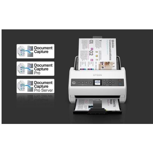 Epson B11B259401 Scanner WorkForce DS-730N, Sheetfed, A4, ADF (100 pages), 40 ppm, USB, LAN, LCD slika 3