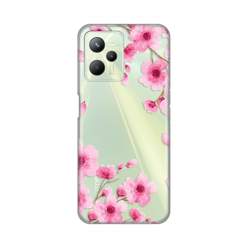 Torbica Silikonska Print Skin za Realme C35 Rose flowers slika 1