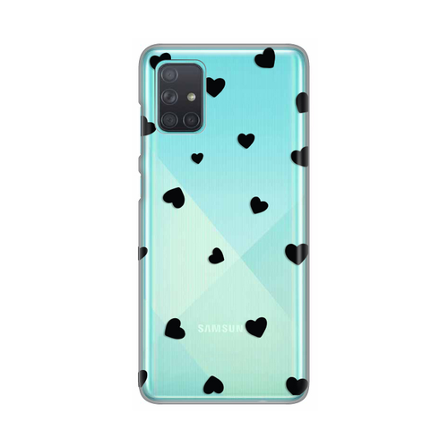 Torbica Silikonska Print Skin za Samsung A715F Galaxy A71 Hearts slika 1