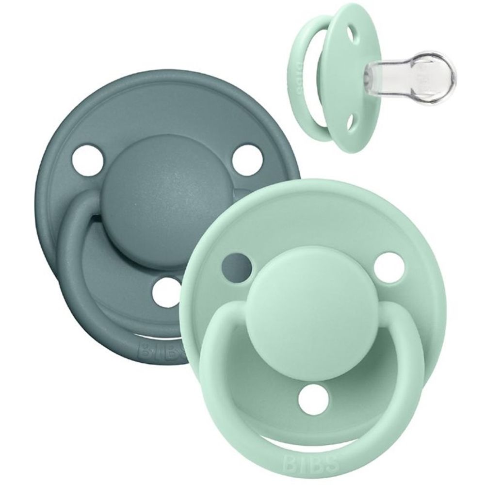 Bibs Duda varalica Deluxe Silicone Nirdic Mint & Island Sea 0-6mj (veličina 1) 2kom  slika 1