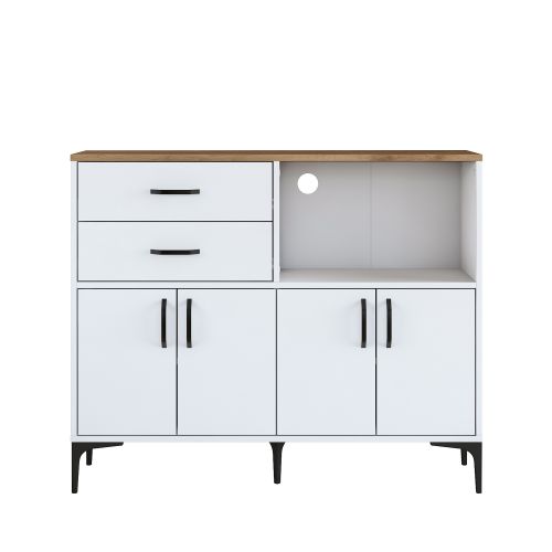 JE166 - 3283 WhiteWalnut Multi Purpose Cabinet slika 12