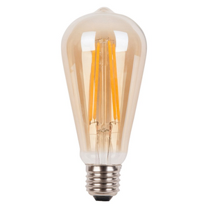 Green Tech LED filament žarulja 4W, 2300K, E27, AC220V, ST64, amber, dimabilna