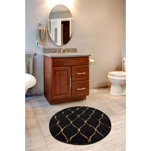 Infinity - Black BlackGold Acrylic Bathmat