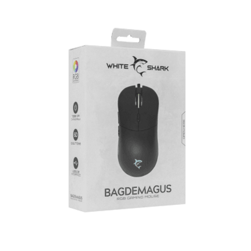 White Shark GM 5010 BAGDEMAGUS, Mouse Black slika 5