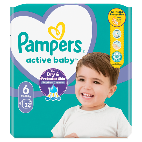 Pampers pelene Active Baby Value pack minus  slika 5