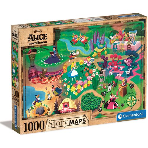 Disney Alice in Wonderland puzzle 1000pcs slika 1