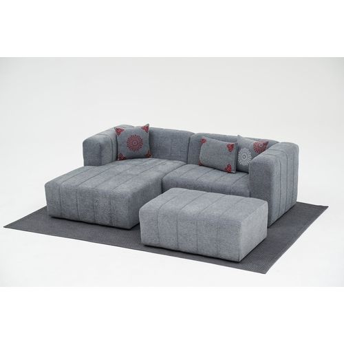 Atelier Del Sofa Kutna garnitura, Beyza Mini Left - Grey slika 2