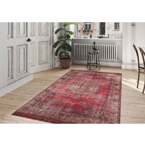 Blues Chenille - Crveni AL 119 Višenamjenski Tepih (75 x 230 cm)