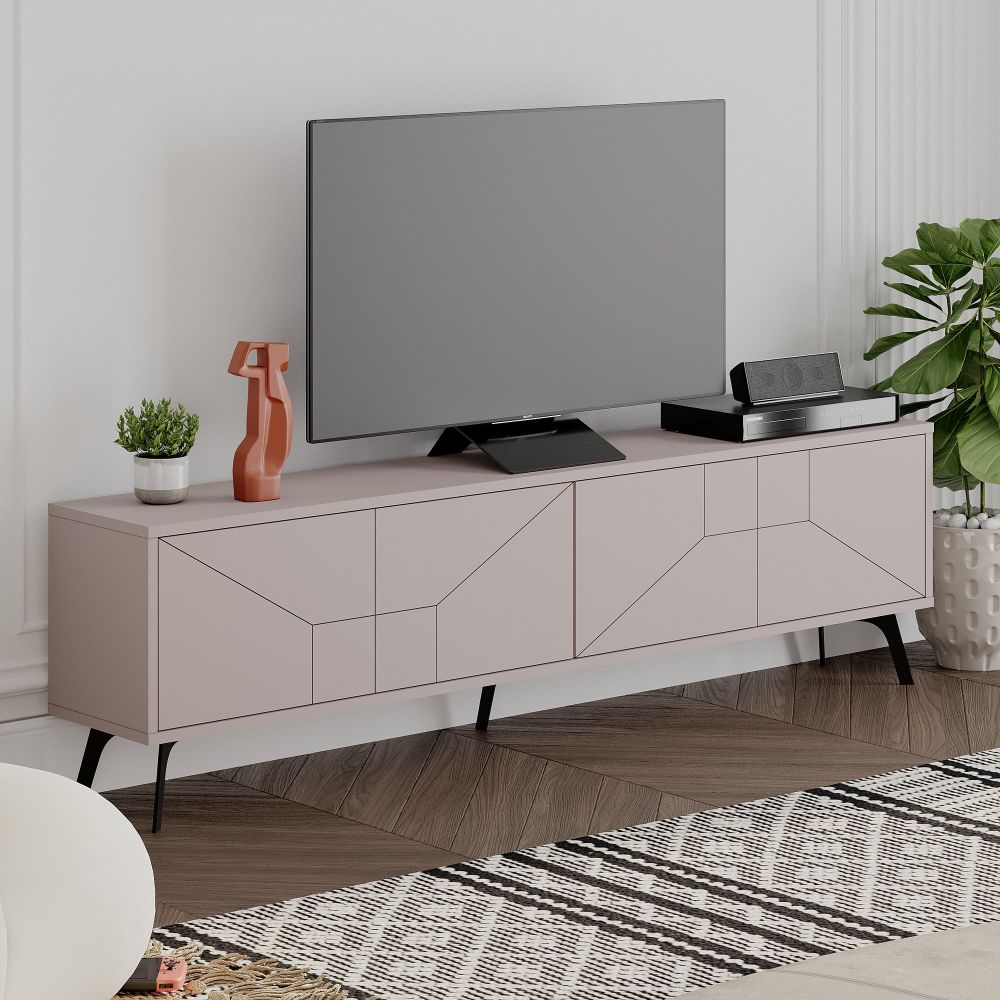 TV Stalak Dune - Svijetlo Mocha Boja slika 2