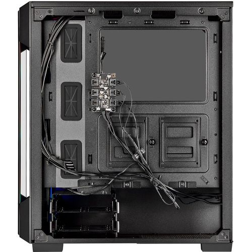 CORSAIR iCUE 220T RGB Tempered Glass Mid-Tower Smart Case — Black slika 4