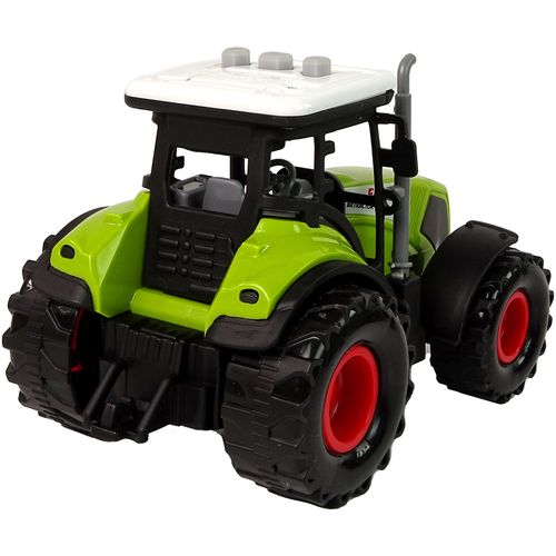 Traktor s 2u1 prikolicom zeleni slika 8