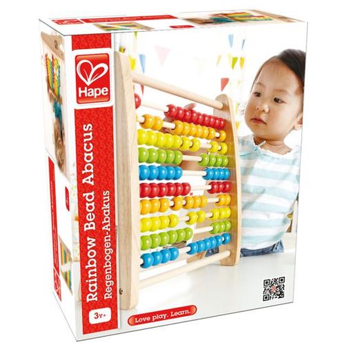 Hape Drvena brojalica Rainbow Bead Abacus E0412A  slika 3