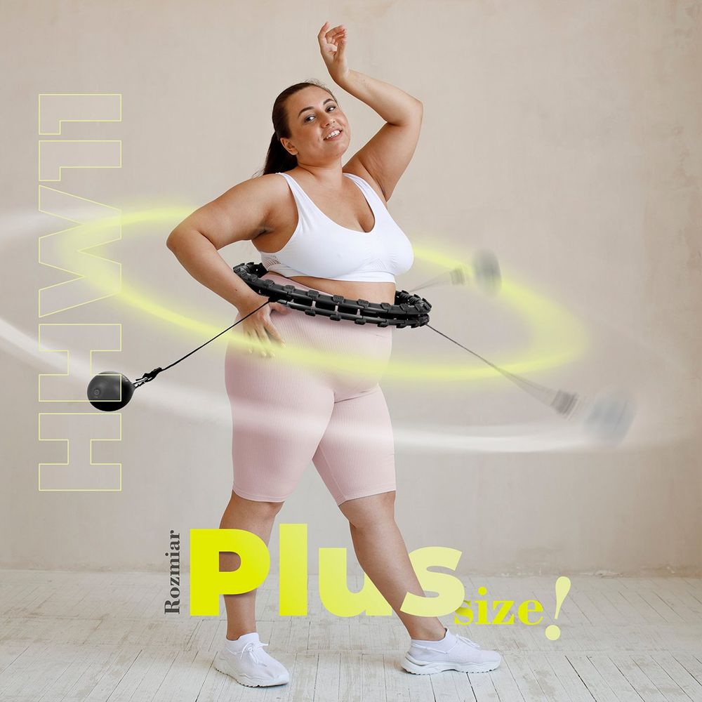 Hhw11 plus size hula hoop crni s utegom hms slika 2