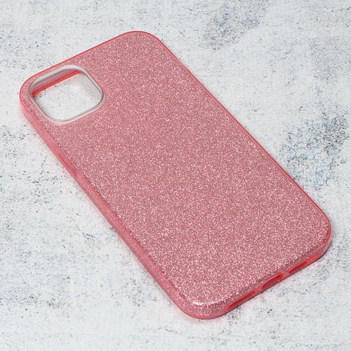 Torbica Crystal Dust za iPhone 14 6.7 Plus roze slika 1