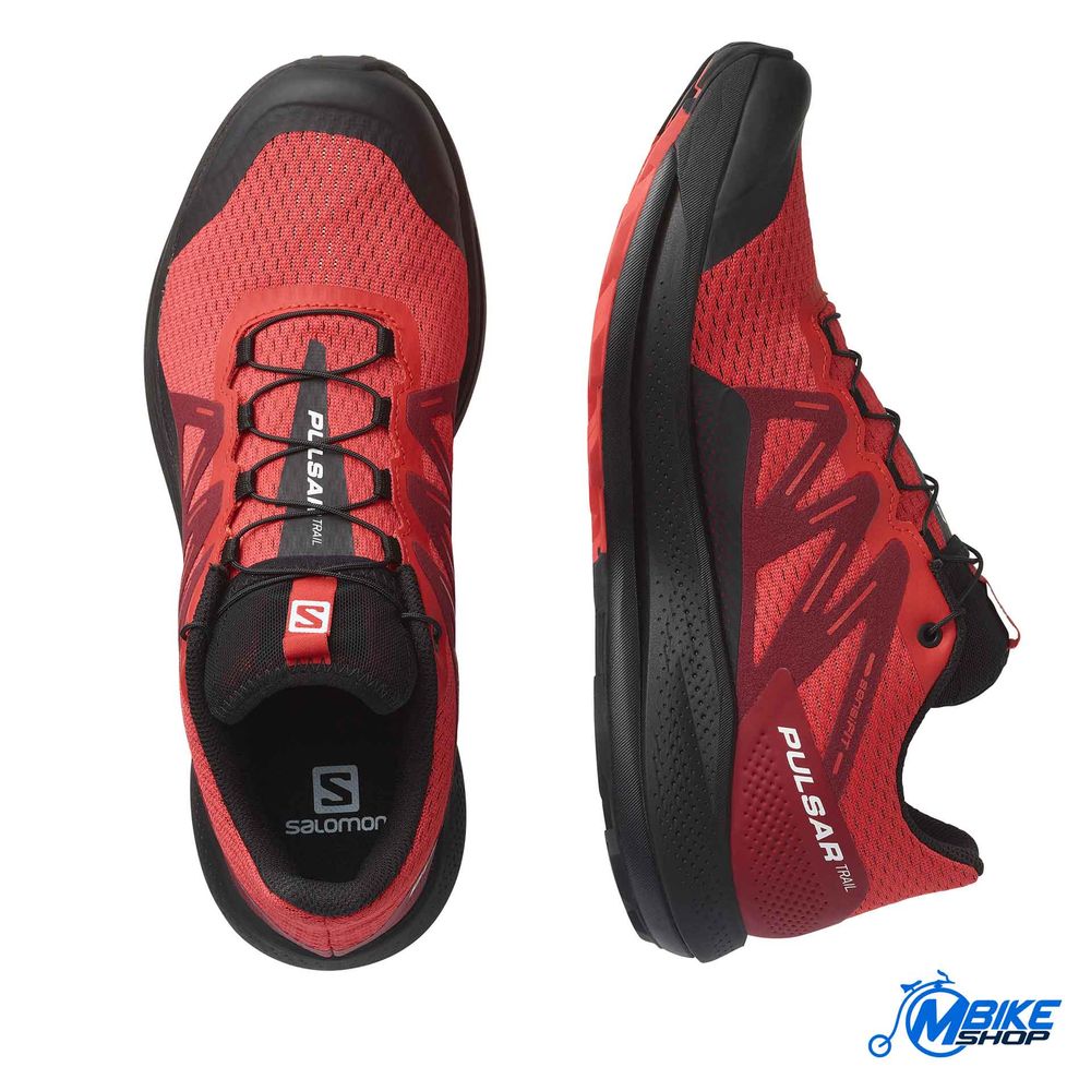 Salomon Muške patike Pulsar Trail, Poppy Red/Biking Red/Black slika 5