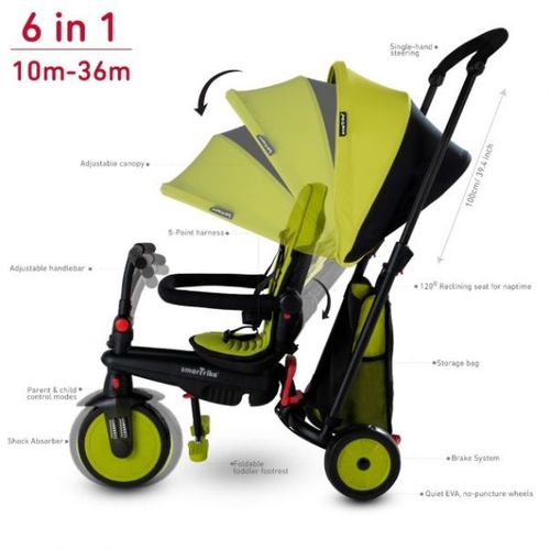 Smart Trike tricikl Folding Str 3 Plus - Green slika 3