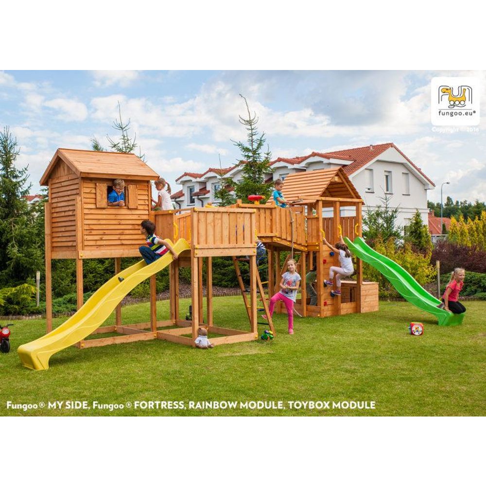 Fungoo MAXI Set SIZED PLAZA - Drveno dječije igralište slika 2
