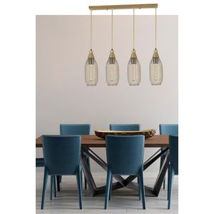 Rio 8715-6 Gold Chandelier