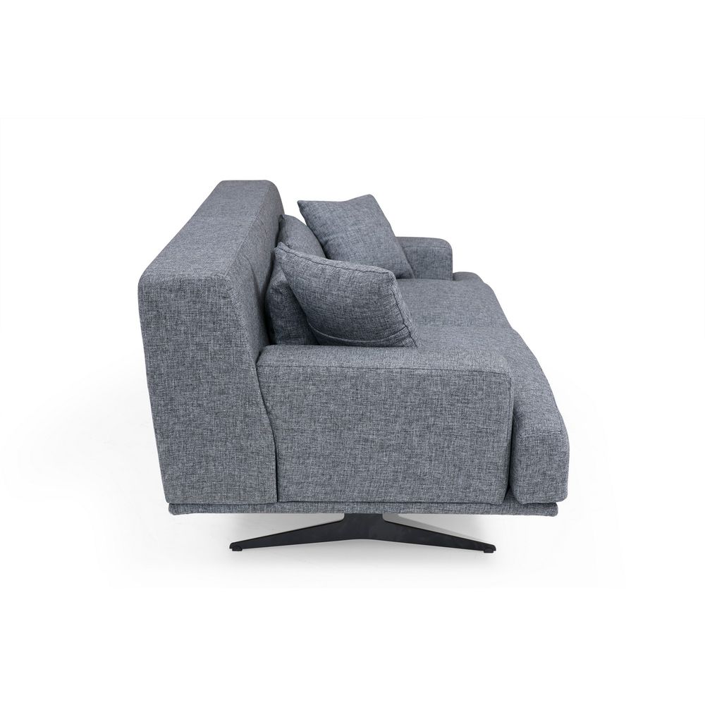 Bentley 2 Sjedala - Siva 2-Sjedalna Sofa slika 6