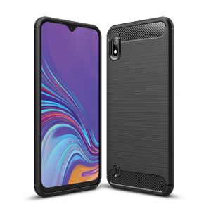 Carbon Case Fleksibilna TPU futrola za Samsung Galaxy A10 crna