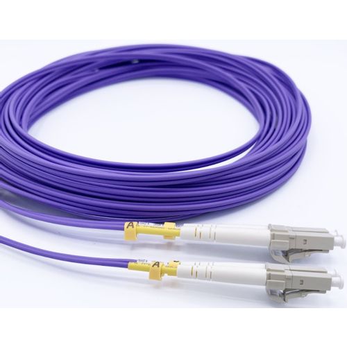 FO LC/UPC - LC/UPC MM 3M OM4 DX Purple slika 1