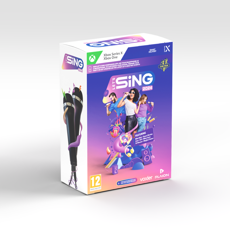 Xbox Let’s Sing 2024 – Paket s Dvostrukim Mikrofonom (Xbox Series X & Xbox One) image