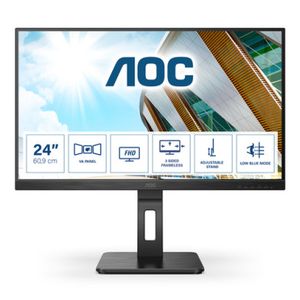 AOC IPS 23,8" Monitor 24P2QM - HDMI, DVI, DP, USB 3.0, Pivot