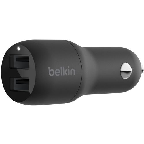 BELKIN CCB001BTBK Belkin dual auto punjac USB-A 24W slika 1