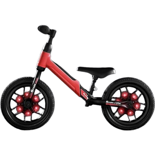 QPlay® Balans bicikl Spark LED, Red slika 4