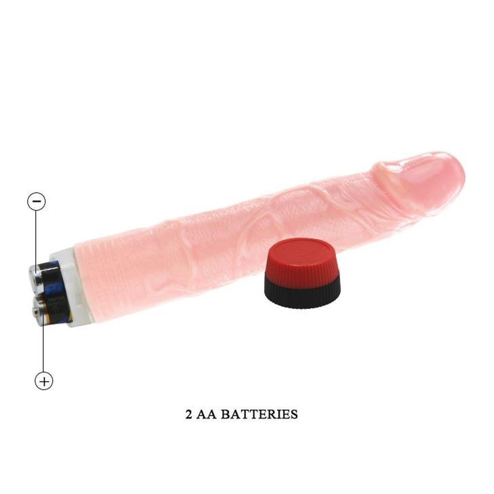 BAILE Realistični vibrator penis 21 cm slika 8