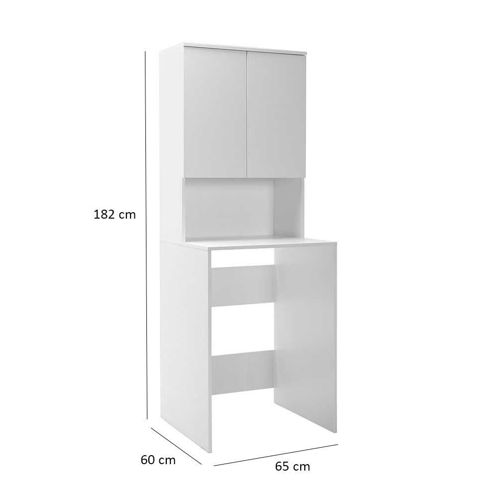 Adr-482-Bb-1 Bijeli Kabinet za Veš Mašinu slika 8