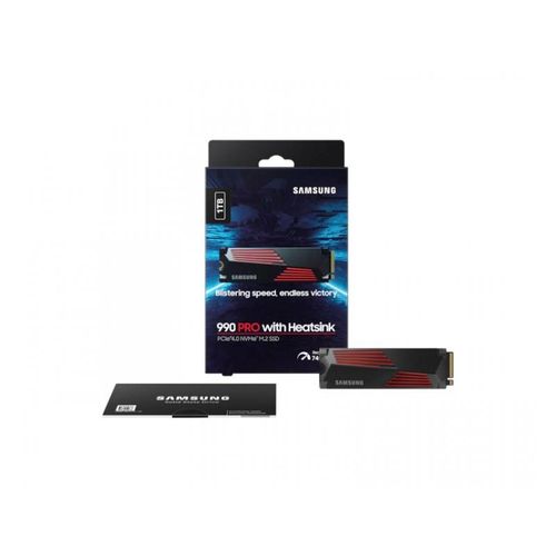 Samsung MZ-V9P1T0CW M.2 NVMe 1TB SSD, 990 PRO, PCIe Gen4.0 x4, Read up to 7450 MB/s, Write up to 6900 MB/s, 2280, w/Heatsink slika 3