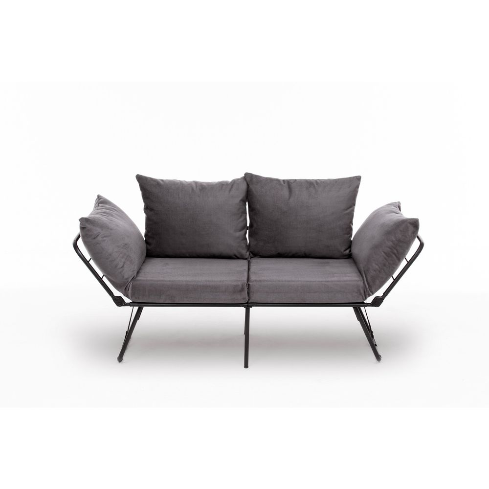 Viper 2-Sjedalni - Siva Sofa na Razvlačenje slika 8