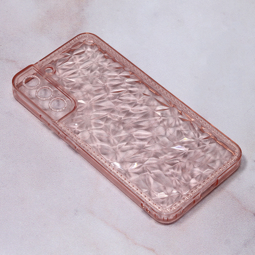Torbica Bling Diamond za Samsung S901B Galaxy S22 5G roze slika 1