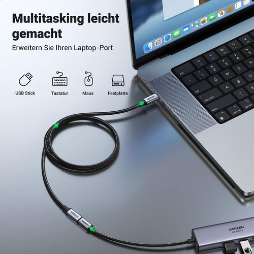 Ugreen USB-C produžni kabel, 0.5M - PolyBag slika 2