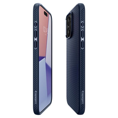 Spigen LIQUID AIR maska za iPhone 15 Pro Max ACS06563 navy blue slika 6