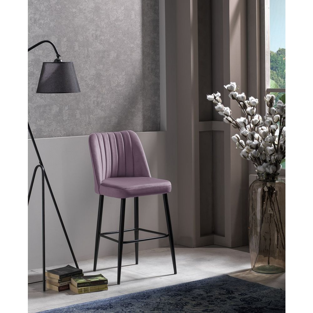 Vento - Set Barskih Stolica Lilac Black (2 Komada) slika 1