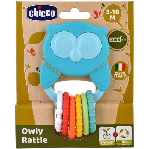 CHICCO ECO+ zvečka sova Owly 1049400 slika 2