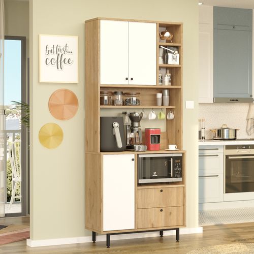 RE6-SW OakWhite Multi Purpose Cabinet slika 2