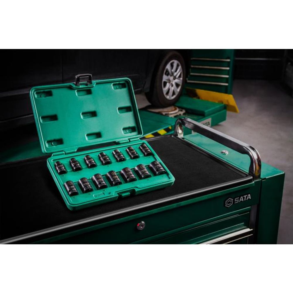 Sata Set nasadnih ključeva impact 1/2" 10-24 mm 14 Komada ST34397T slika 4