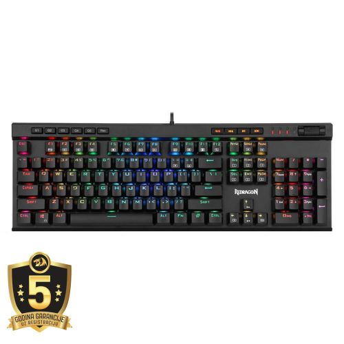 Redragon Vata K580RGB Mechanical Gaming Keyboard, Blue Switch slika 1