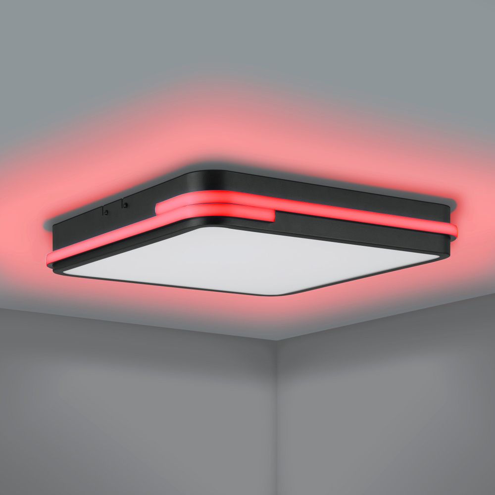 Eglo Plafonjera 'Genovese-Z' LED RGB-Bijela/Crna, 22W slika 4