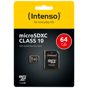(Intenso) Micro SD Kartica 64GB Class 10 sa adapterom - SDXCmicro+ad-64GB/Class10